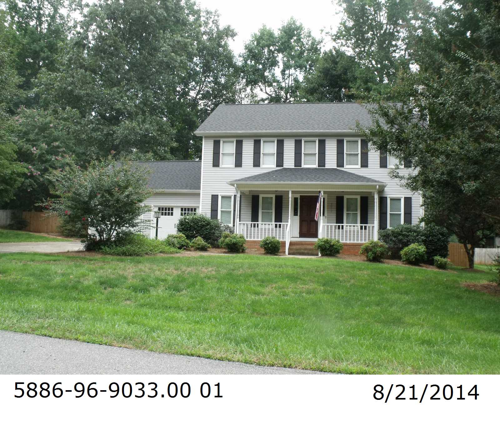 Forsyth tax assessor photo — 6012 Fairfield Oaks LN