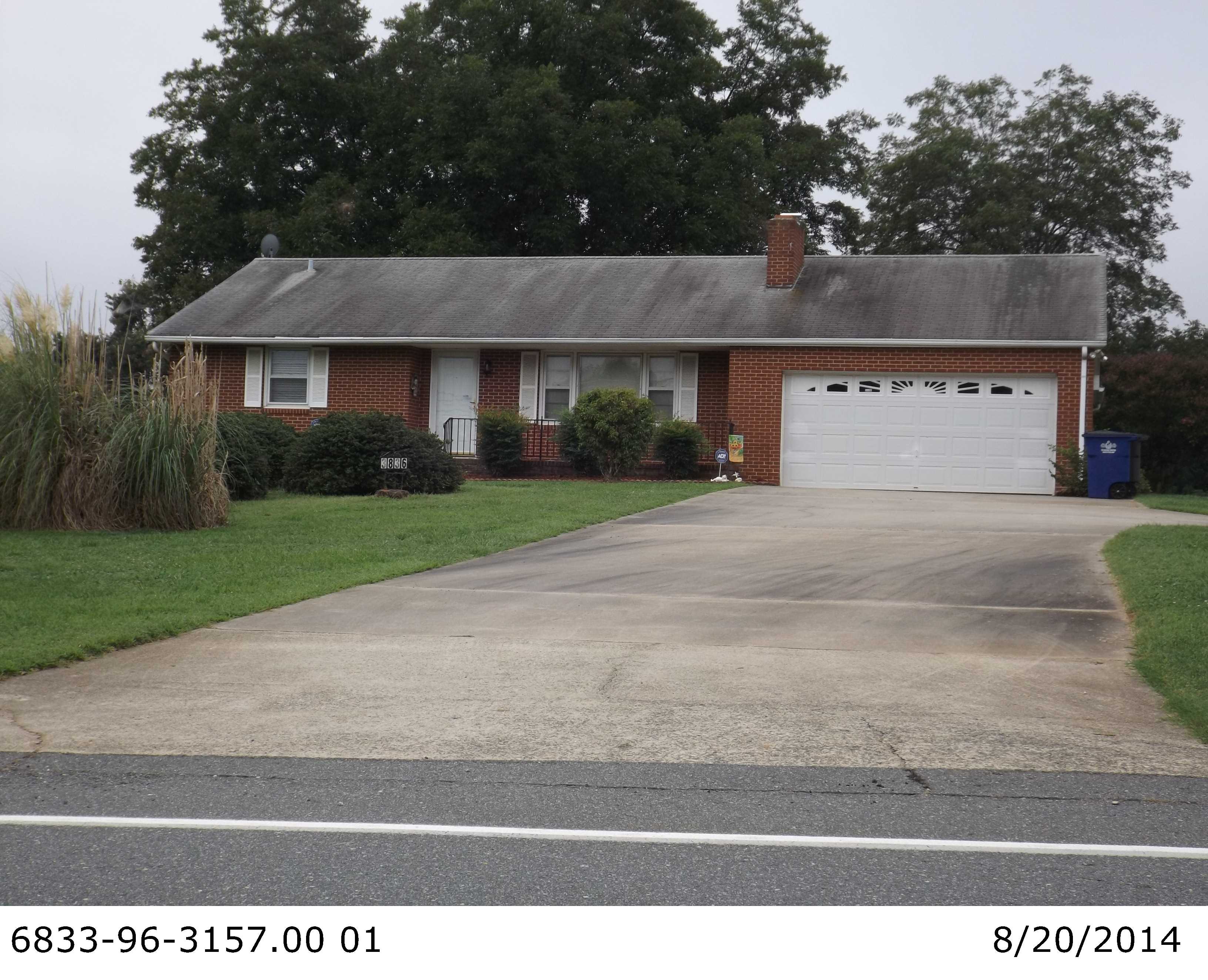 Forsyth tax assessor photo — 3836 Old Lexington Rd